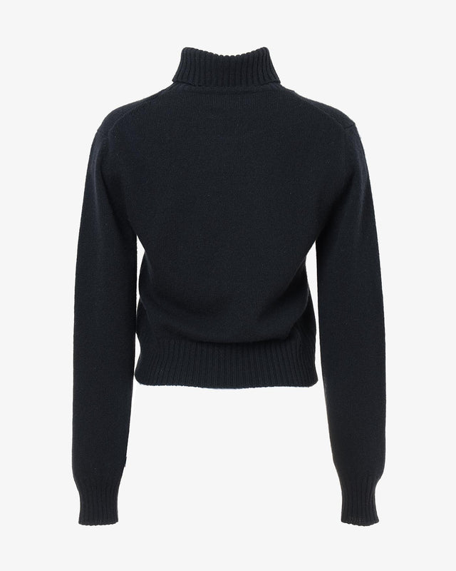 TURTLENECK ADC SWEATER - BLACK