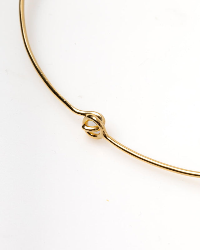 DANCING LINES CHOKER - GOLD DANLI-CHO-161 -GOLD BAR JEWELLERY 
