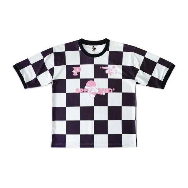 SPEED FOOTBALL SHIRT - PLUM/WHITE P011 TSHIRT  PAWA SPEED SPORTS 