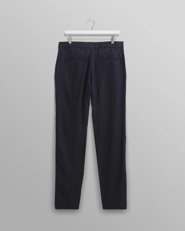 ALP TROUSERS - MIDNIGHT LINEN SS24-TRO-ALP-AXM-MID MIDNIGHT WAX LONDON 