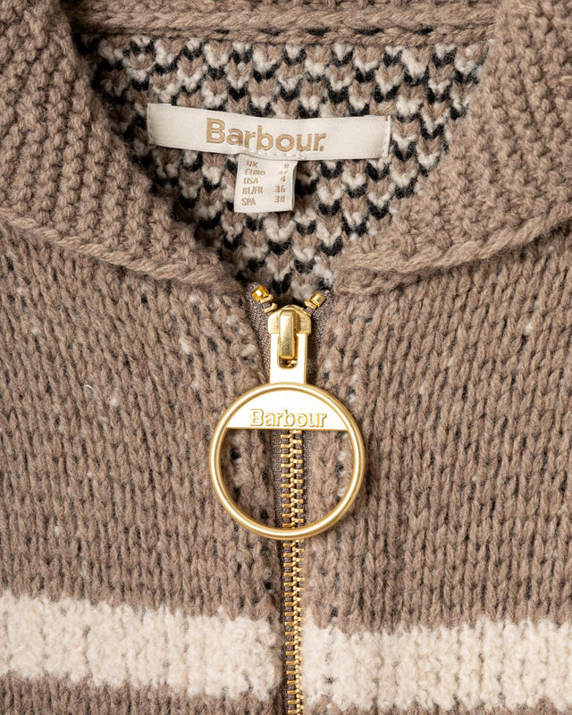 KLARA KNITTED ZIP THROUGH CARDIGAN - MULTI LKN1715MI11 -MULTI BARBOUR 
