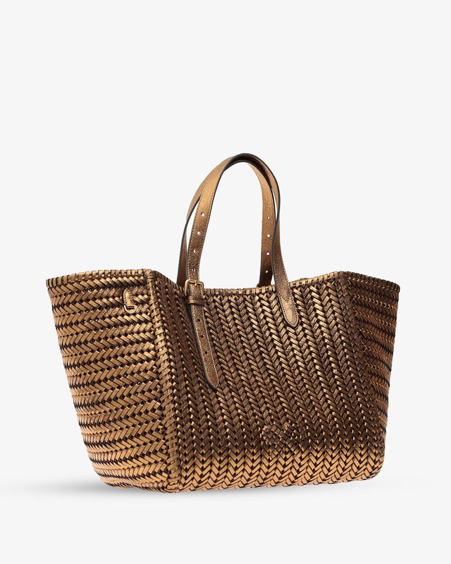 ANYA HINDMARCH 182331Bronze Crinkled Metallic