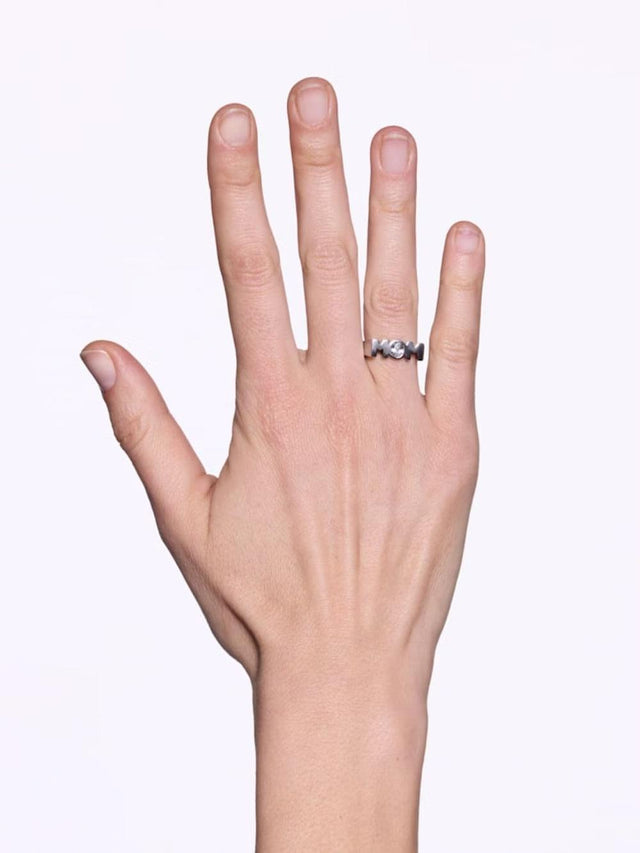MOM ROYAL RING - SILVER 500494AG -SILVER MARIA BLACK 