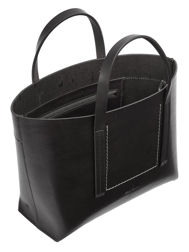 HOLLYWOOD MINI SHOPPER BAG - BLACK RA01E0664 LGEL -09 BLACK RICK OWENS 