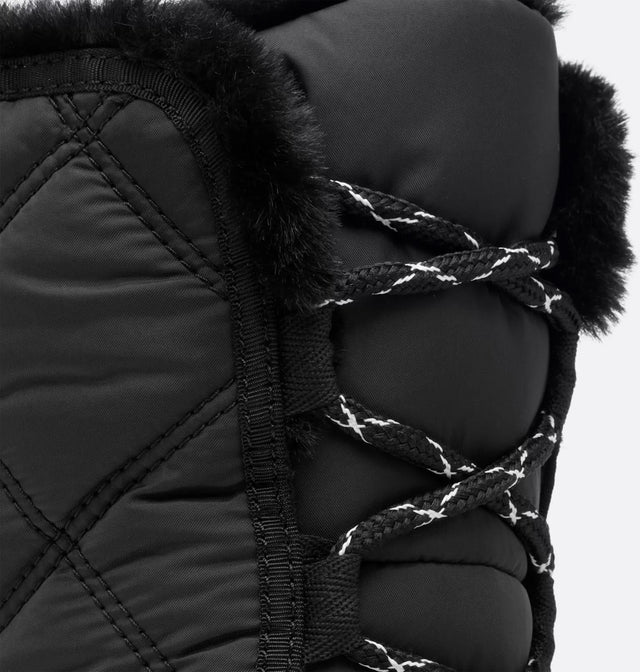 WHITNEY II PLUS TALL LACE WATERPROOF SNOW BOOTS - BLACK/SALT 2088261 Black, Sea Salt SOREL 