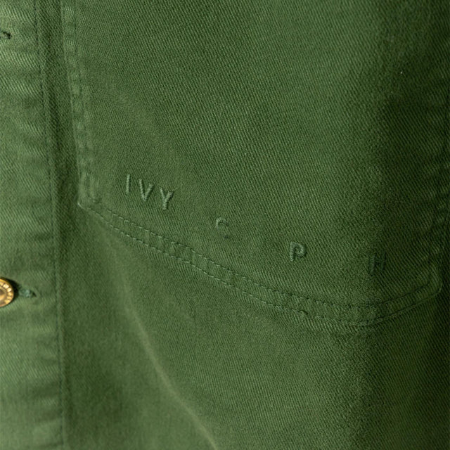 TESSA CROPPED JACKET - FRESH ARMY GREEN I234844 FRESH ARMY GREEN IVY COPENHAGEN 