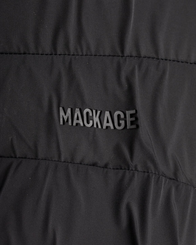 OCEANE-CITYZ MIXED MEDIA LIGHT DOWN JACKET - BLACK OCEANE-CITYZ -BLACK MACKAGE 