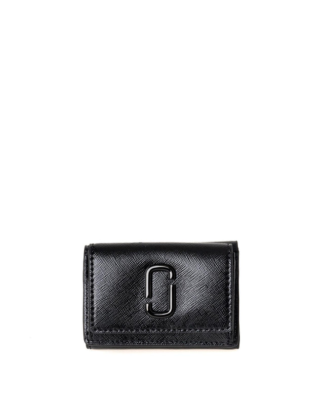 THE UTILITY SNAPSHOT DTM MINI TRIFOLD WALLET - BLACK 2F3SMP049S07 -001 BLACK MARC JACOBS 