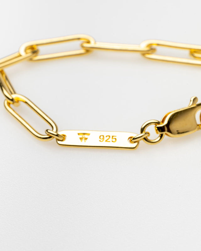 BOX CHAIN NECKLACE - GOLD 100072 -GOLD TOM WOOD 