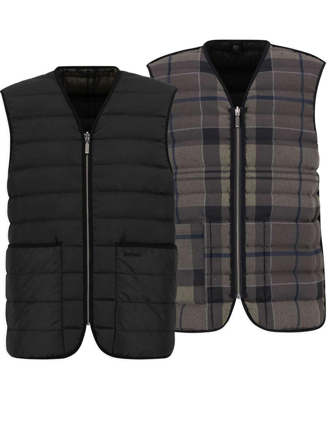 REVERSIBLE DOWN FILLED LINER - BLACK MLI0060BK11 -BLACK BARBOUR 