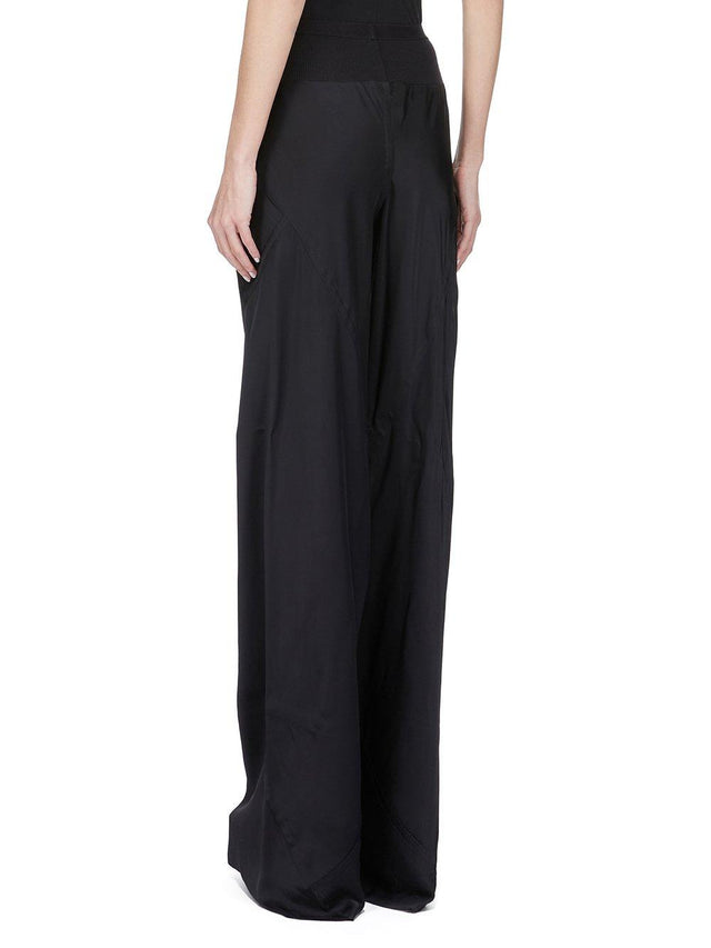 HOLLYWOOD BIAS PANTS - BLACK RP01E7301 WLP -09 BLACK RICK OWENS 