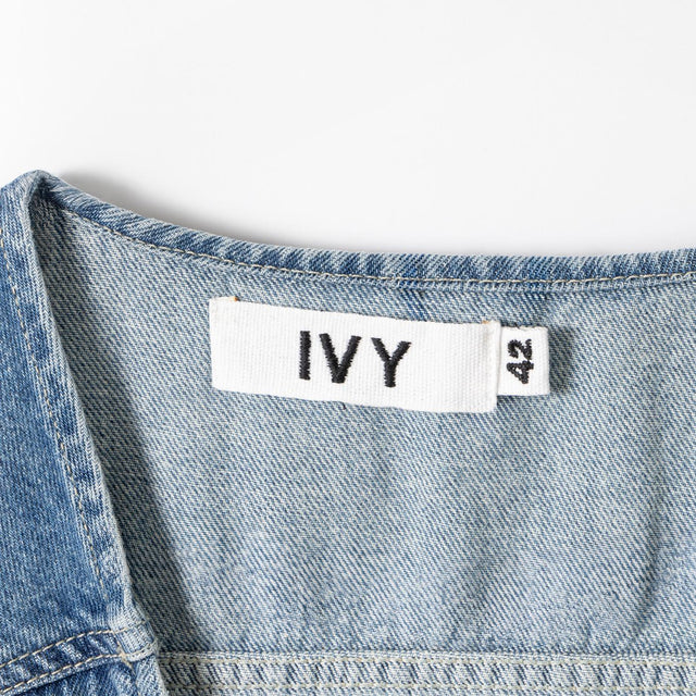 UTA POCKET DENIM VEST - DENIM BLUE I234828 DENIM BLUE IVY COPENHAGEN 