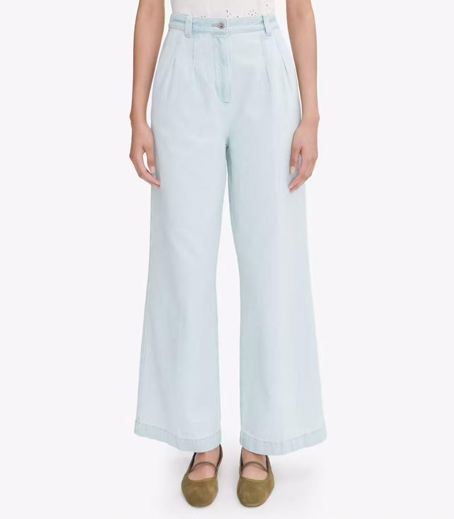 TRESSIE TROUSERS - STONEWASHED INDIGO COHHJ-F08398 IAL-STONEWASHED INDIGO A.P.C. 