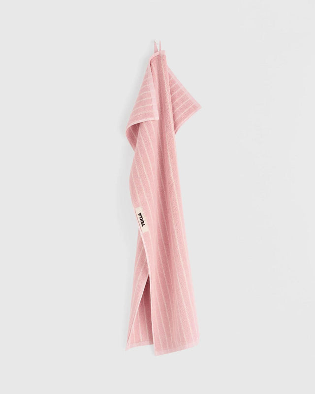 GUEST TOWEL - SHADED PINK STRIPES TT-SHPIST30X50 -Shaded Pink Stripes TEKLA 