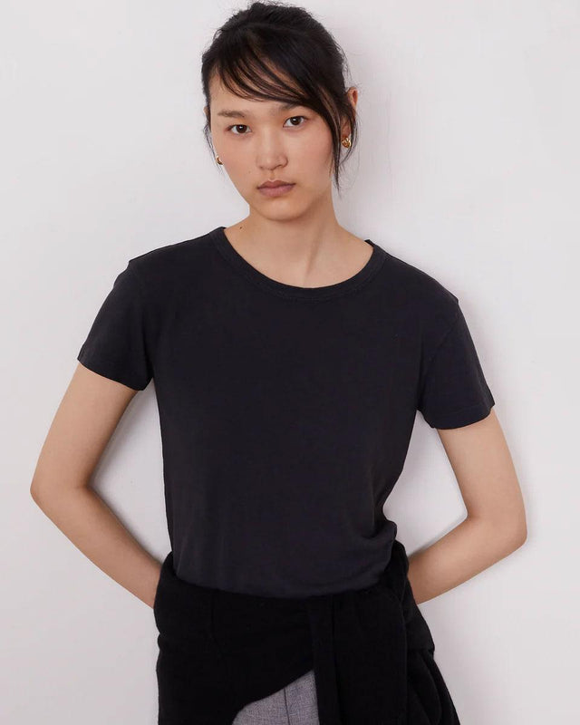 LARA T-SHIRT - BLACK S25WTEE212 -BLACK OFFICINE GENERALE 