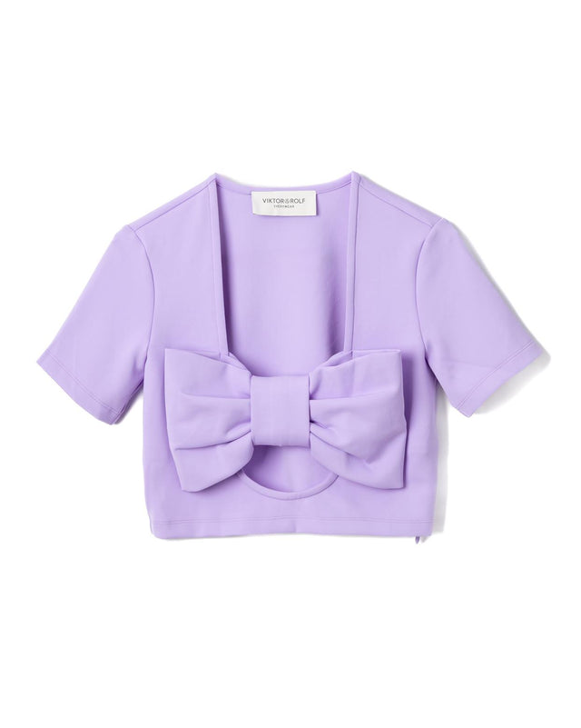 BANDEAU BOW TOP - LAVENDER ET038 -LAVENDER VIKTOR & ROLF 