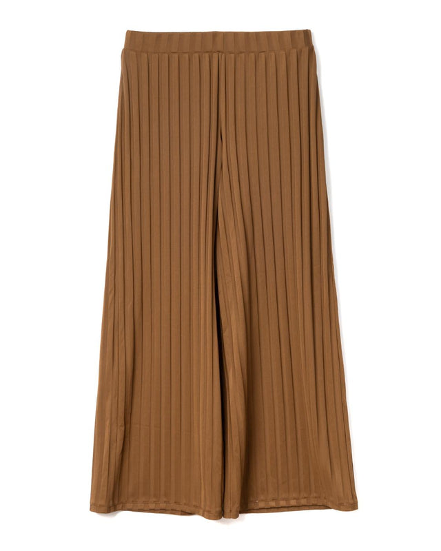 WIDE LEG RIB PANTS - BROWN EB025 -BROWN VIKTOR & ROLF 