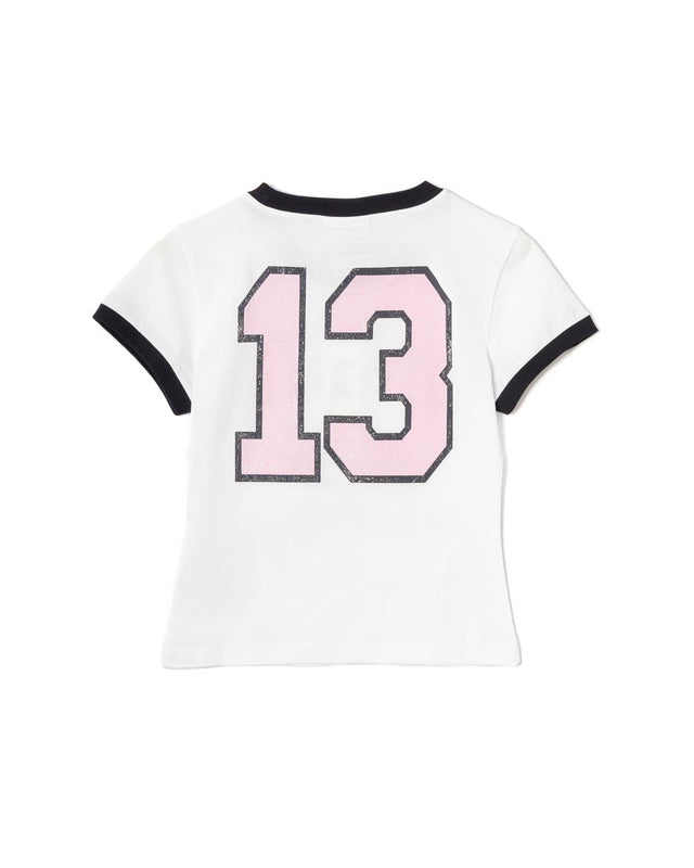 BASIC JERSEY WITCH SMALL T-SHIRT - BRIGHT WHITE