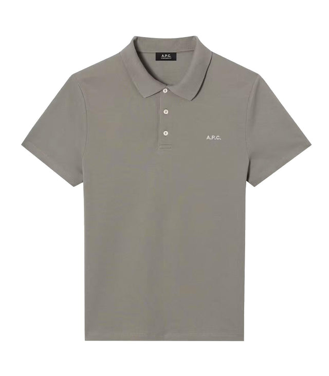 STANDARD POLO SHIRT - GREEN GRAY COGWZ-H26342 KAE-GREEN GRAY A.P.C. 