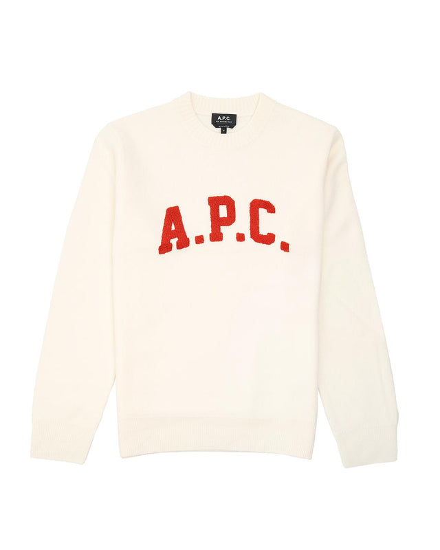 JOSHUA JUMPER UNISEXE - ECRU WVBDK-M23365 ECRU A.P.C. 
