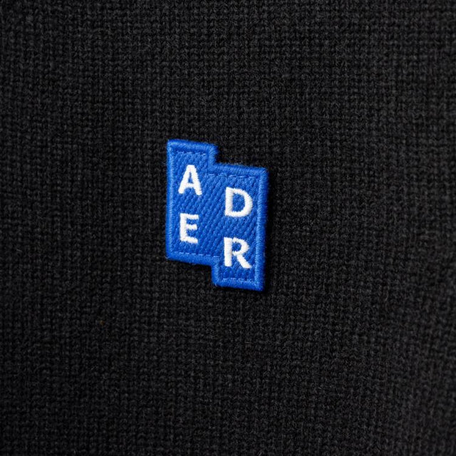 SIG BL TAG KNIT VEST 01 - NOIR BO42FYKT0201BK -NOIR ADERERROR 