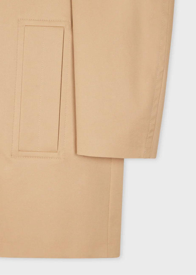 WOMEN'S COTTON TWILL PEA COAT - LIGHT CAMEL W1R-272CB-P01934 -61 Light Camel PAUL SMITH 