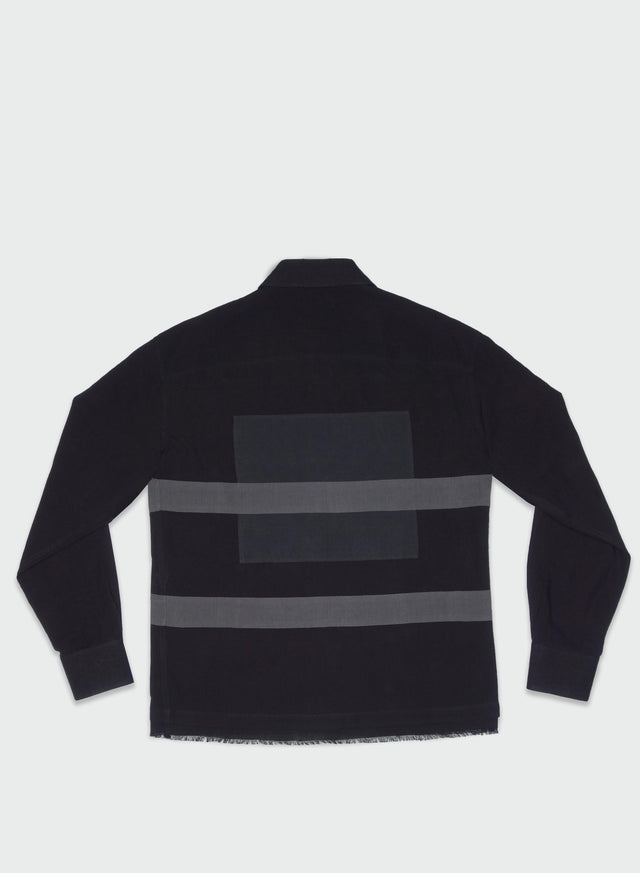 HARNESS SHIRT - BLACK/DARK GREY CGAW23CWOSHI40 BLACK/DARK GREY CRAIG GREEN 
