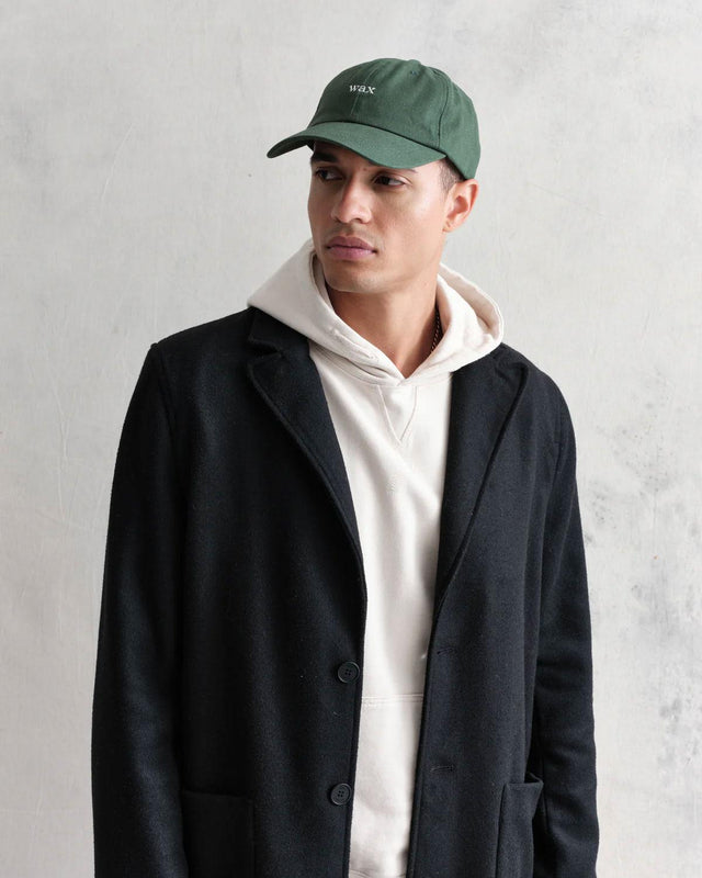 SPORTS CAP - GREEN WI00-ACC-SPR-BFN-GRE -GREEN WAX LONDON 