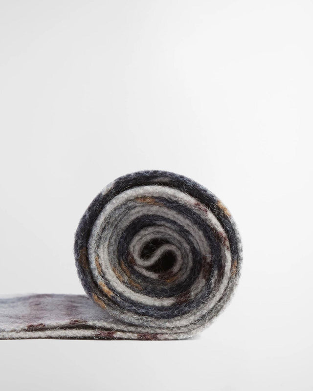 WOOL CASHMERE TARTAN SCARF - GREY MIDNIGHT USC0002TN38 -GREY MIDNIGHT TARTAN BARBOUR 