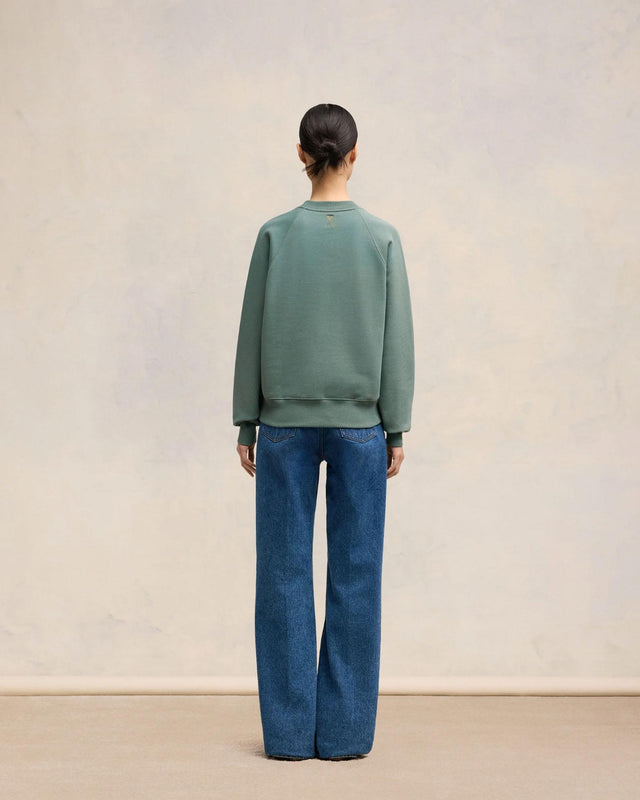 ALEXANDRE MATTIUSSI SWEATSHIRT - ANTIQUE CLAY USW024.747 -4013 ANTIQUE CLAY AMI PARIS 