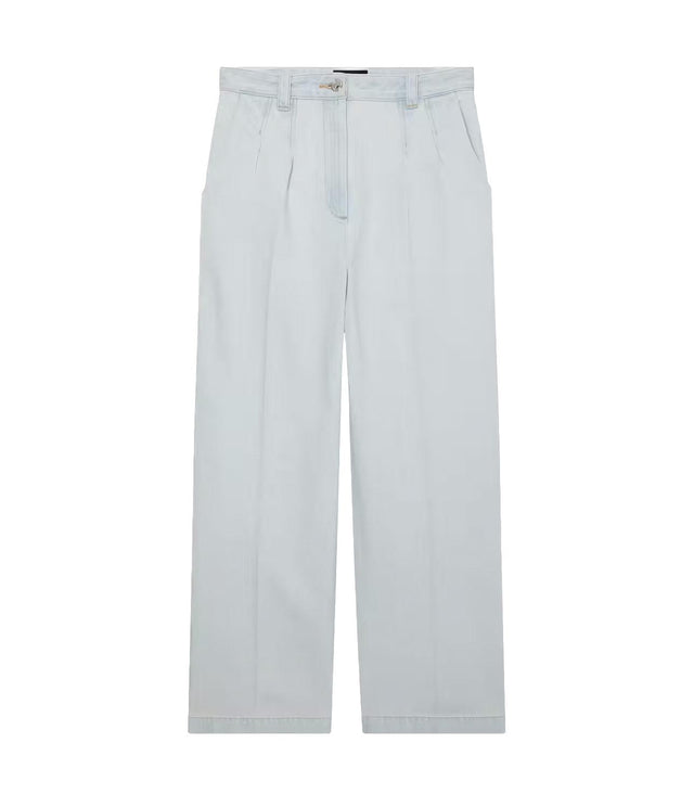 TRESSIE TROUSERS - STONEWASHED INDIGO COHHJ-F08398 IAL-STONEWASHED INDIGO A.P.C. 