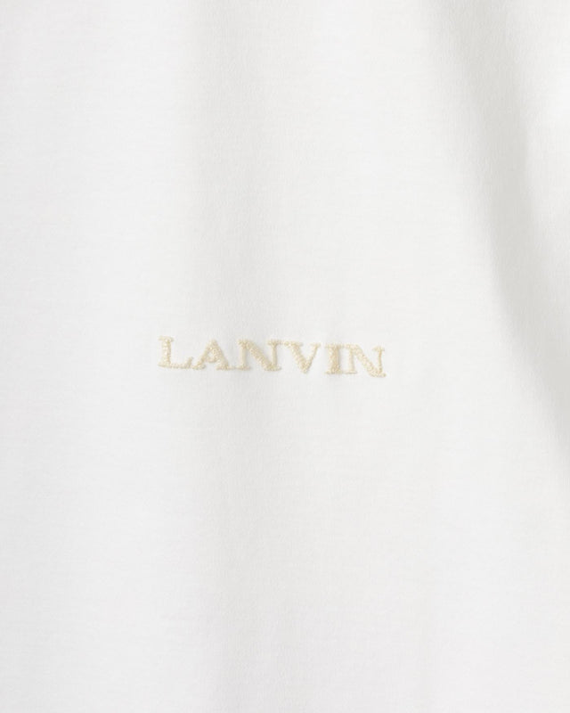 BOUCLETTE LOGO T-SHIRT - OPTIC WHITE RM-TS0115-J234-E25 -01 OPTIC WHITE LANVIN 