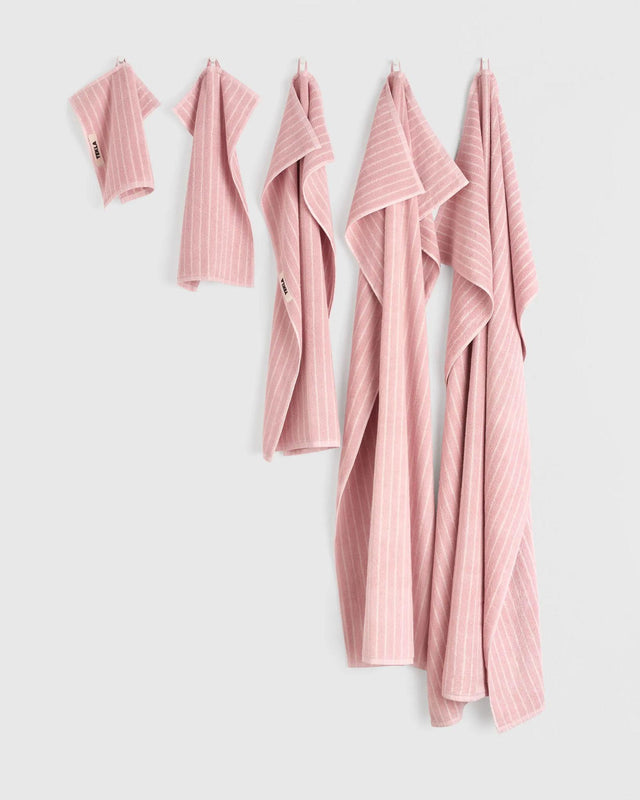 BATH TOWEL - SHADED PINK STRIPES TT-SHPIST70X140 -Shaded Pink Stripes TEKLA 