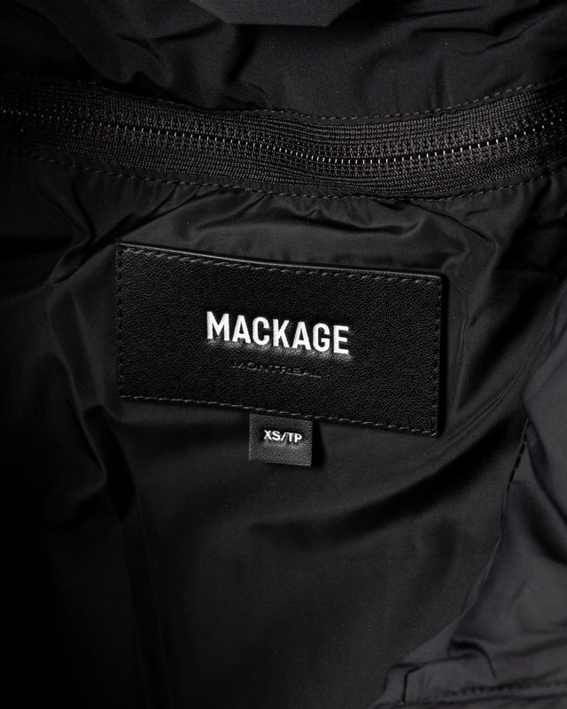 AYUMI 2-in-1 LONG DOWN COAT - BLACK AYUMI -BLACK MACKAGE 