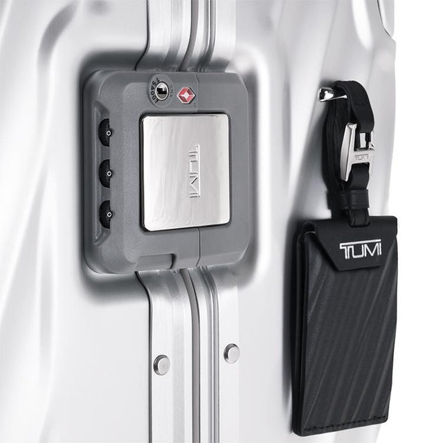 19 DEGREE ALUMINIUM EXTENDED TRIP CHECKED LUGGAGE 77.5 CM - SILVER
