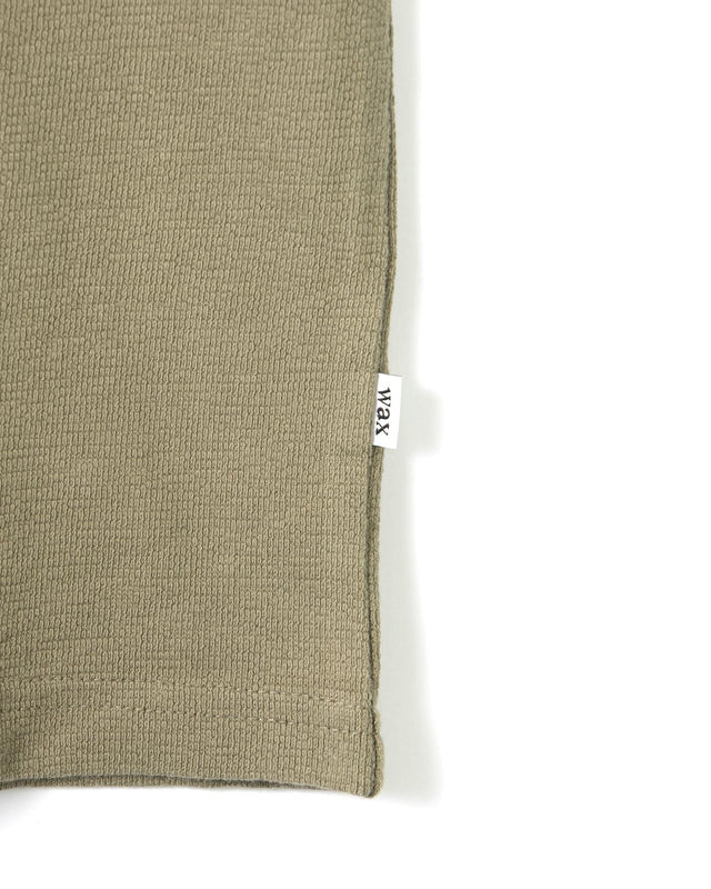 DEAN SS TEE JOLT - GREEN WI00-TEE-DEA-APF-GRN -GREEN WAX LONDON 