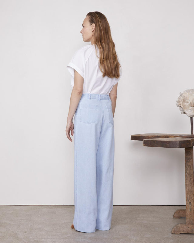 PHILIPPA CHINO PANTS - BLEACH BLUE S25WCHN701 -BLEACH BLUE OFFICINE GENERALE 