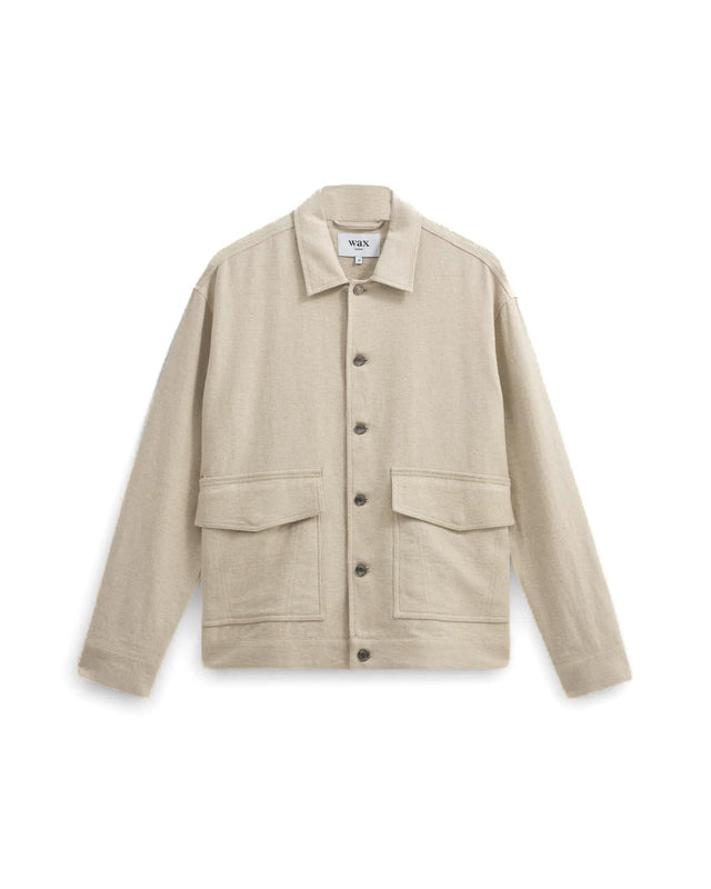 WAX LONDON SS24-JKT-MIT-BFE-NATNATURAL