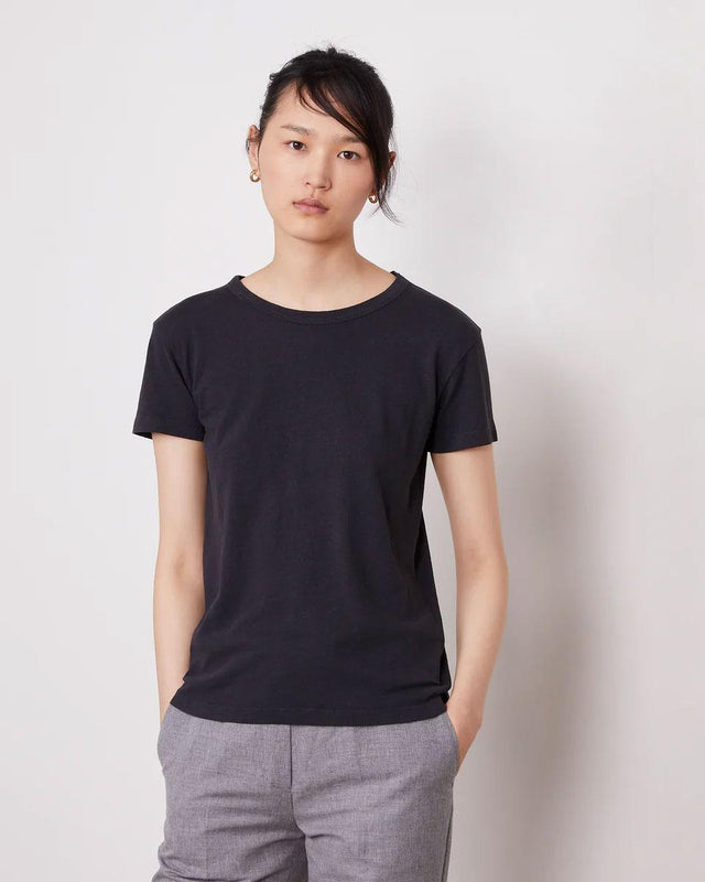 LARA T-SHIRT - BLACK S25WTEE212 -BLACK OFFICINE GENERALE 