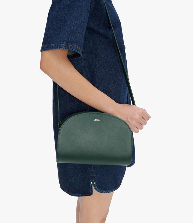 DEMI-LUNE BAG - BOTTLE GREEN PXAWV-F61048 KAY VERT A.P.C. 
