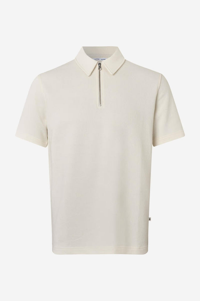 SAOLLI HZ POLO - CLEAR CREAM M25100032 -CLEAR CREAM SAMSOE SAMSOE 