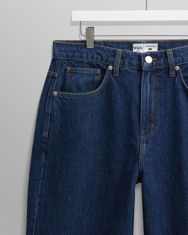 FELIX LOOSE FIT JEAN VINTAGE DENIM - 90s BLUE WASH AW25-DEN-LOO-BPV-BUW -90s BLUE WASH WAX LONDON 