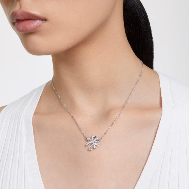 HYPERBOLA NECKLACE - WHITE/RHODIUM PLATED 5647583 WHITE/RHS SWAROVSKI 
