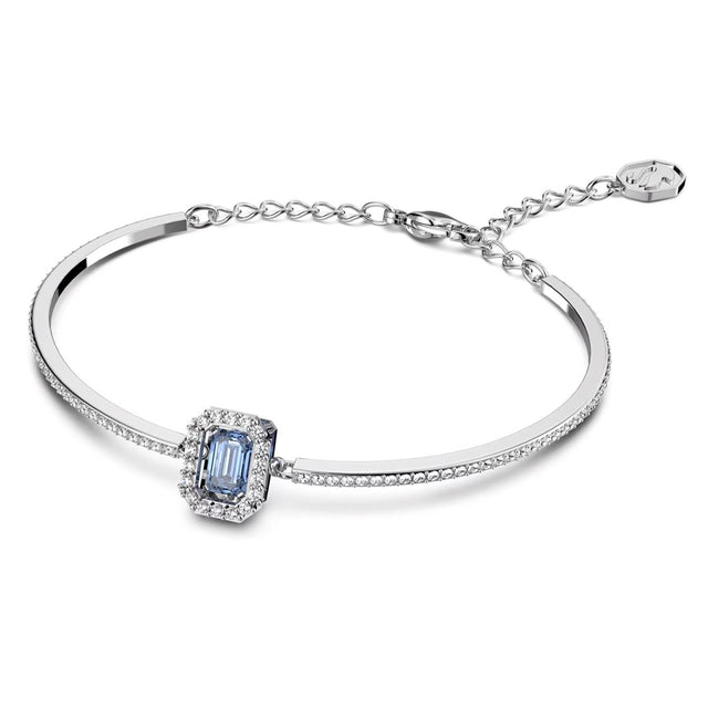 MILLENIA BANGLE - BLUE/RHODIUM PLATED