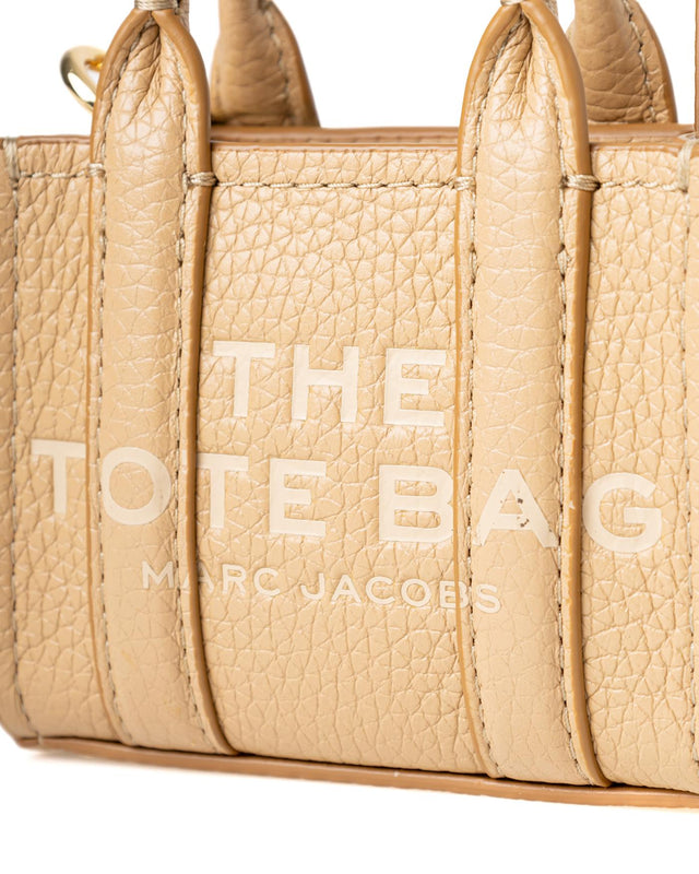 THE NANO TOTE BAG CHARM - CAMEL