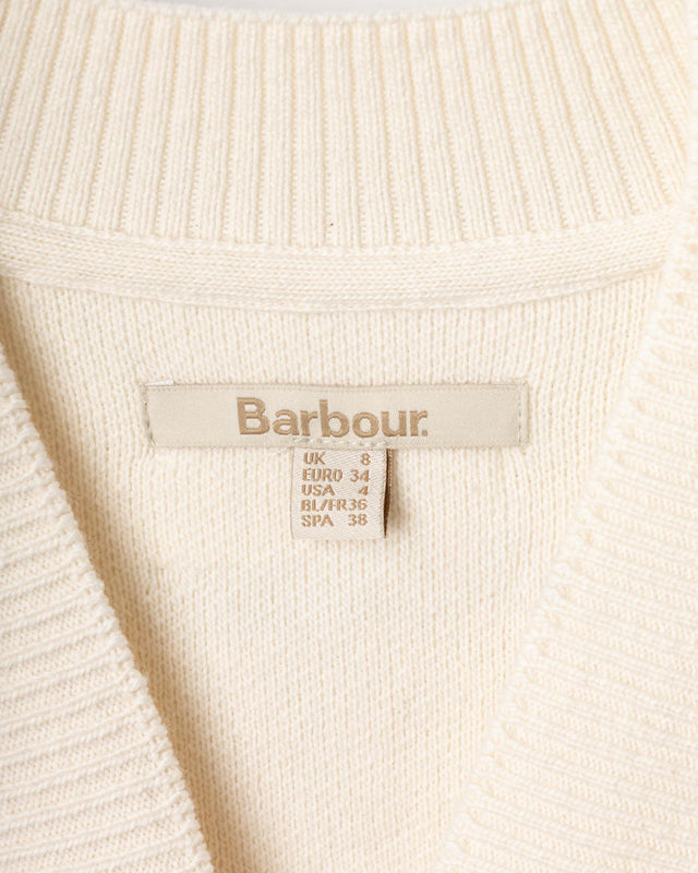 MILDA KNITTED BOMBER - BIRCH LKN1710WH52 -BIRCH BARBOUR 