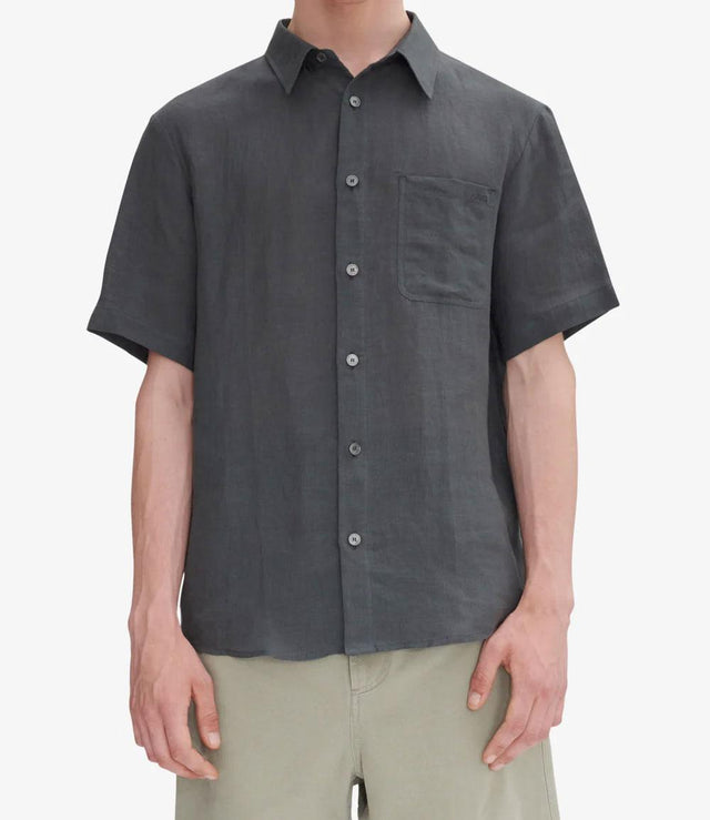 BELLINI LOGO SHORT-SLEEVE SHIRT - CHARCOAL GRAY LIAEK-H12551 LAD-CHARCOAL GRAY A.P.C. 