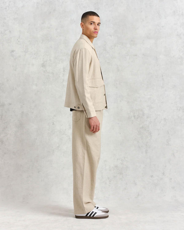 MITFORD JACKET - NATURAL SS24-JKT-MIT-BFE-NAT NATURAL WAX LONDON 