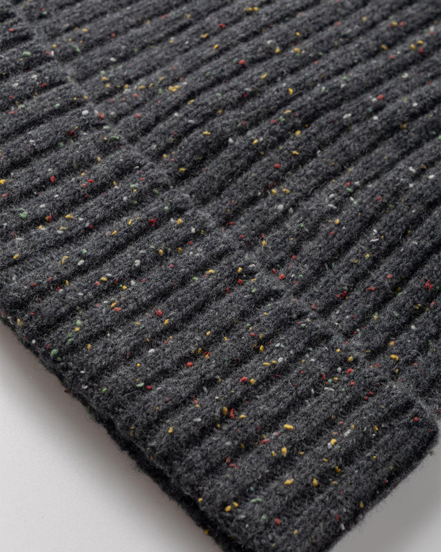 BROOK BEANIE DONEGAL - CHARCOAL AW25-ACC-BRK-BXS-CHR -CHARCOAL WAX LONDON 