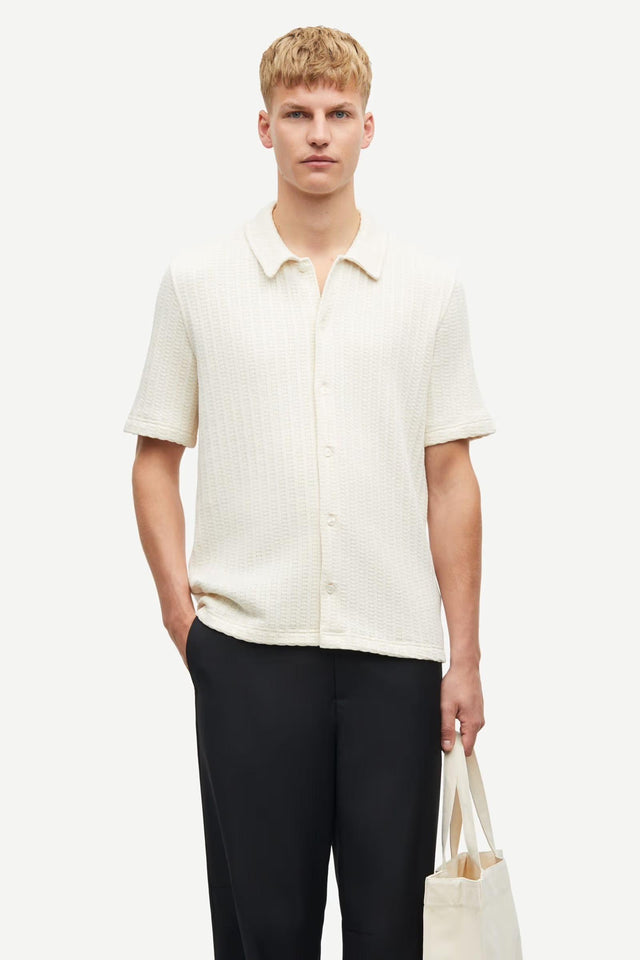 SAKVISTBRO SHIRT - CLEAR CREAM M25100030 -CLEAR CREAM SAMSOE SAMSOE 
